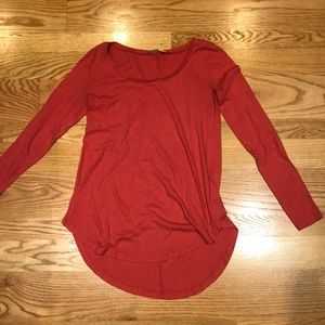 BP. Pink Long sleeve shirt